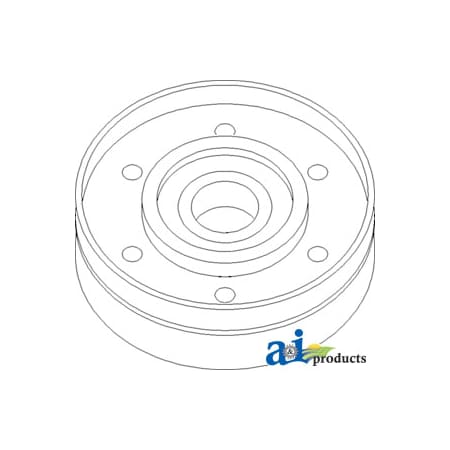 A & I Products Pulley; Belt Tensioner 3" x3" x1.5" A-87801102